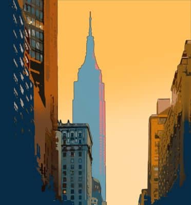 New York travel poster